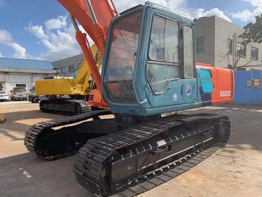 Giờ làm việc 4074h 0.8cbm EX200-3 Máy xúc Hitachi đã qua sử dụng nhà cung cấp