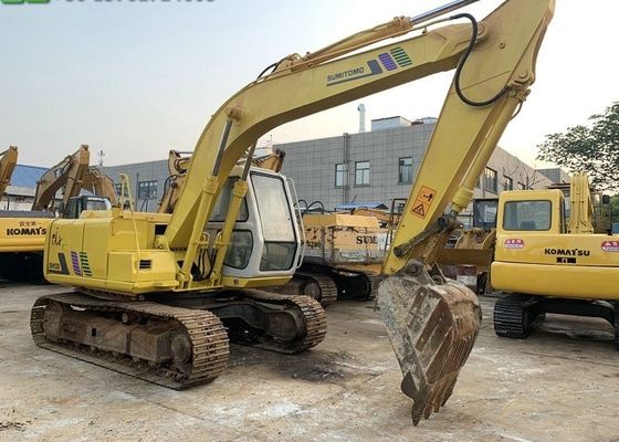 Kích thước thùng 0,5M3 Máy xúc bánh xích mini 600mm Sumitomo SH120 nhà cung cấp