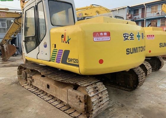 Kích thước thùng 0,5M3 Máy xúc bánh xích mini 600mm Sumitomo SH120 nhà cung cấp