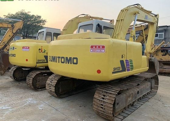 Kích thước thùng 0,5M3 Máy xúc bánh xích mini 600mm Sumitomo SH120 nhà cung cấp