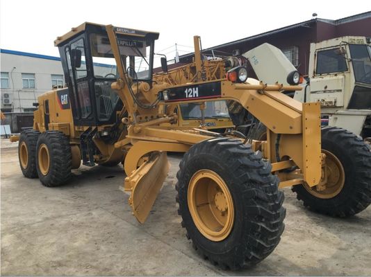 123KW 2000rpm Power Caterpillar 12H Máy san đường đã qua sử dụng nhà cung cấp