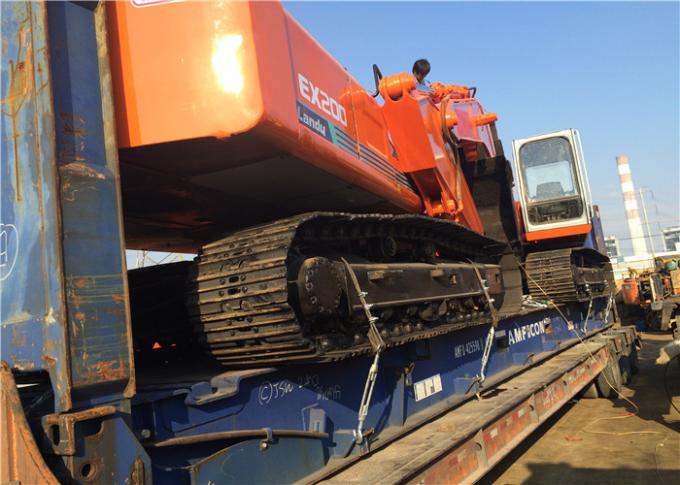 92% Uc 6 xi lanh JAPAN EX200-1 Máy xúc đã qua sử dụng của Hitachi 1