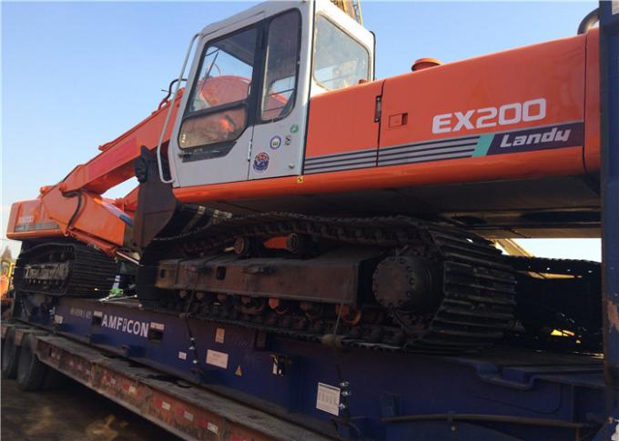 92% Uc 6 xi lanh JAPAN EX200-1 Máy xúc đã qua sử dụng của Hitachi 0