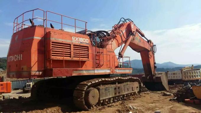 Năm 2011 Kích thước giày 800mm 180 tấn EX1800 Máy xúc Hitachi đã qua sử dụng 1