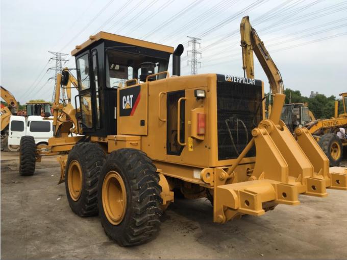 123KW 2000rpm Power Caterpillar 12H Máy san đường đã qua sử dụng 2