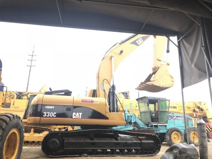 5.5km / H Tốc độ 0.8m3 Máy xúc mini 330C Old Cat 0